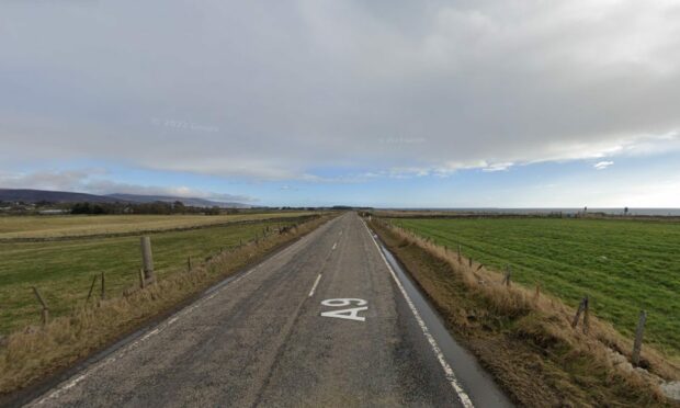 The A9 between Brora and Doll was closed following a two-vehicle crash. Image: Google Maps.
