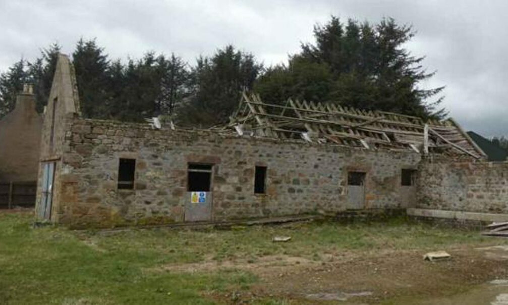 Derelict Strathdon steading