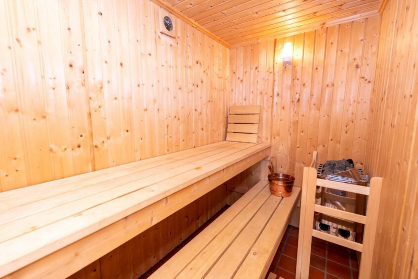 The sauna of the Ellon house