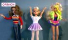 Sindy dolls from various eras, showing how she changed through the years (Image: Jeff Blackler/Shutterstock)