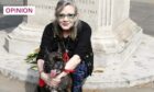 Carrie Fisher and her dog, Gary, pictured in June 2016 (Image: Beretta/Sims/Shutterstock)