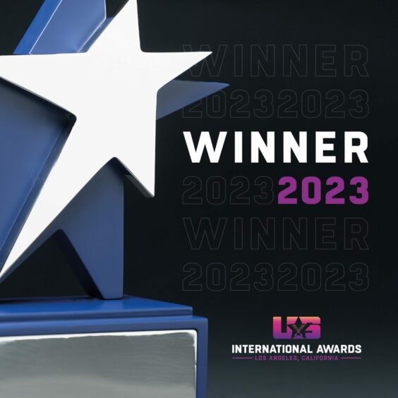 US International Awards branding.