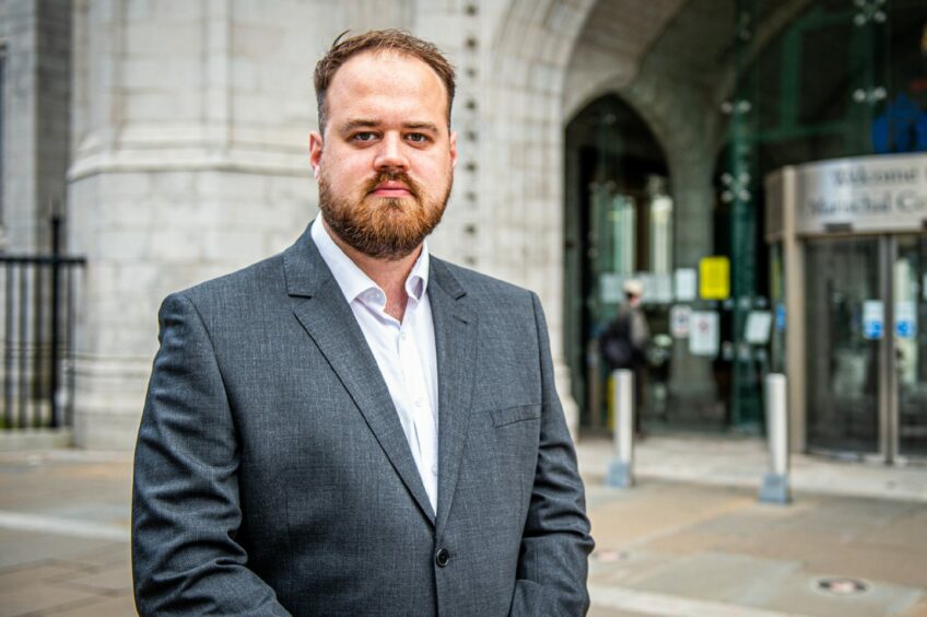 Finance convener Alex McLellan backed the bus gates to make Aberdeen city centre a "destination, not a through route". Image: Wullie Marr/DC Thomson