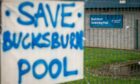 Bucksburn swimming pool closed at the end of April, as six libraries were also locked up. Image: Wullie Marr/DC Thomson