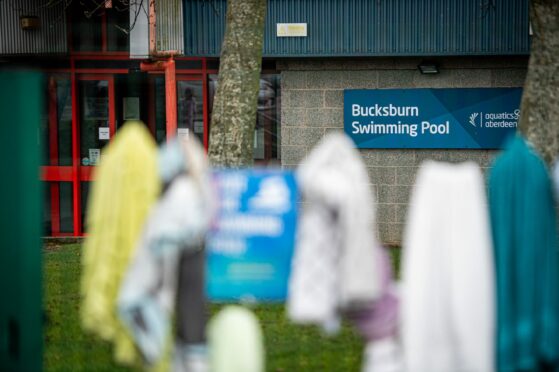 Buckburn pool was closed in April despite a hard fought local campaign. Image: Wullie Marr/DC Thomson.