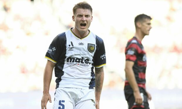 James McGarry in action for Central Coast Mariners. Image: Shutterstock.