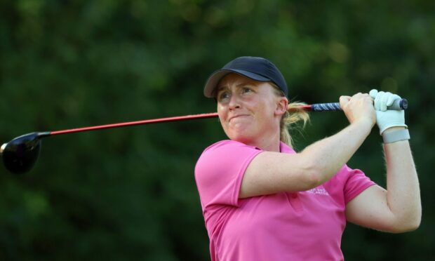 North-east golfer Gemma Dryburgh swinging her club