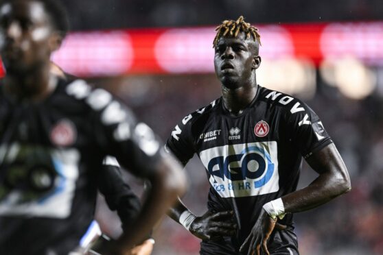 Pape Habib Gueye in action for Kortrijk. Image: Shutterstock.