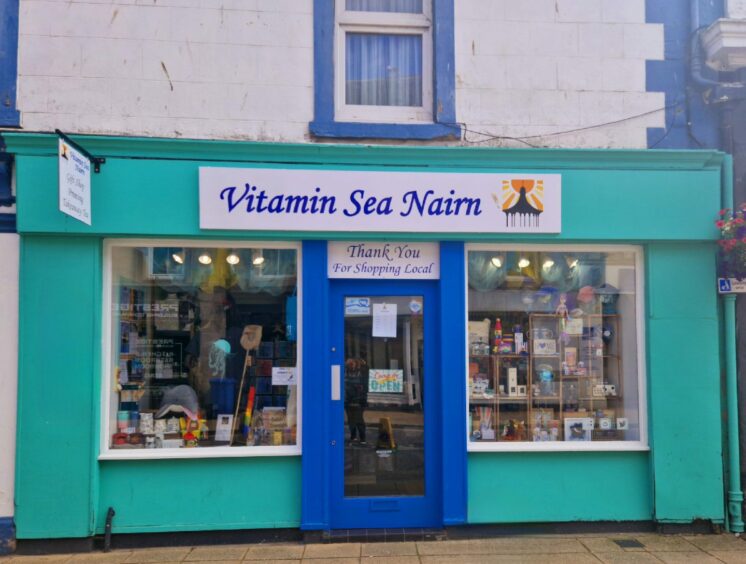 A picture of Vitamin Sea gift shop in Nairn.