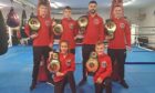 Fraserburgh fighters managed to bring home six belts at a WKC Scotland sanctioned show.  Image supplied by Fraserburgh Fitness Centre.