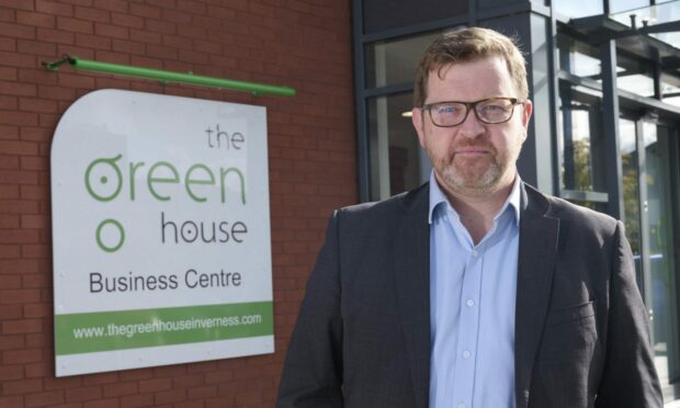 Inverness and Cromarty Firth Green Freeport chief executive Calum MacPherson at the new HQ.