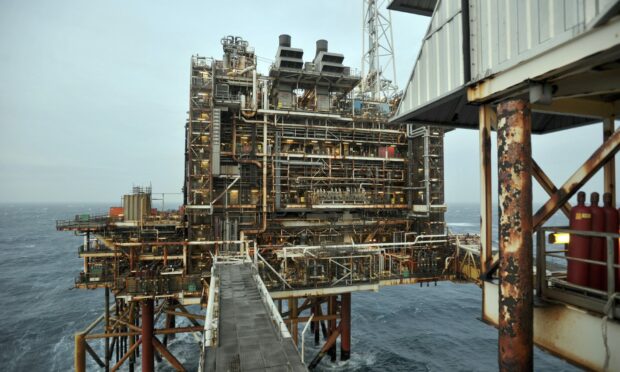 A view of part of BP's Etap production hub in the North Sea, around 100 miles east of Aberdeen. It is a key part of the supermajor's plans for Murlach.