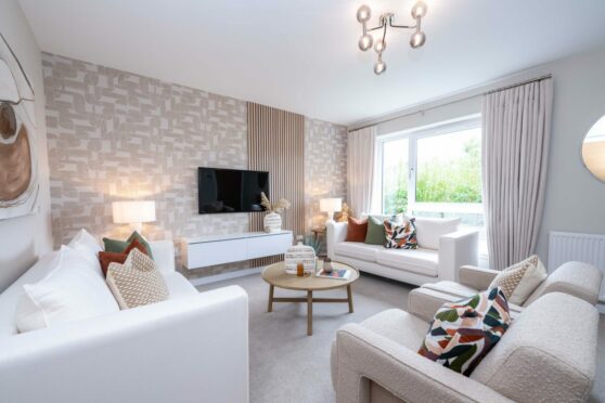 CHAP Homes show home lounge