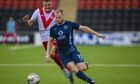Josh Sims in action for Ross County against Airdrieonians. Image: SNS