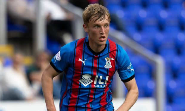 Caley Jags midfielder Max Anderson is determined to cause an upset at Dundee United. Image: SNS Group