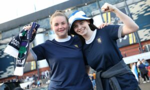 Scotland fans enjoyed the atmosphere in the build-up to the 150th anniversary game against England. Image: SNS