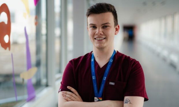 Callum Anderson from Peterhead stars in Junior Doctors : Life on the Wards, a new BBC Scotland series.