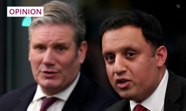 Anas Sarwar (right) this week promised that Labour will not 'repeat the Tories' mistakes' when it comes to the oil and gas industry (Image: Jane Barlow/PA Wire)