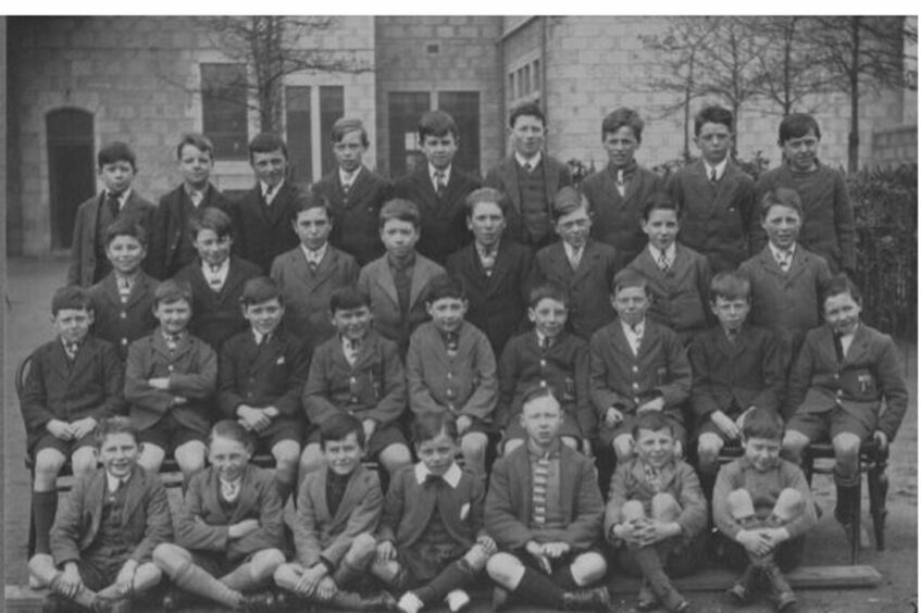 George Watt with his class in 1923