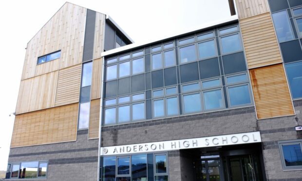 Anderson High School is one of the schools that will be closed next week. Image: Lauren Robertson/ DC Thomson.