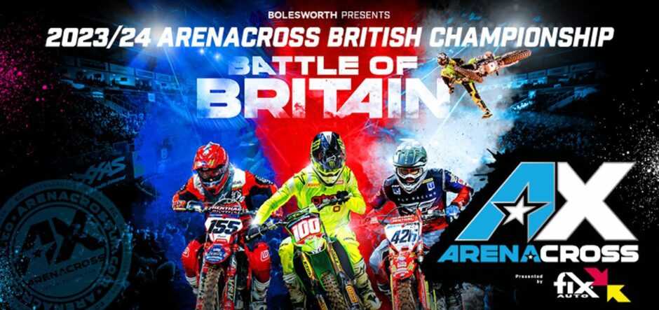 Promotional poster of the 2023-24 Arenacross.