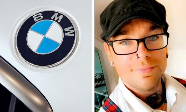 The Insch man who crashed his BMW