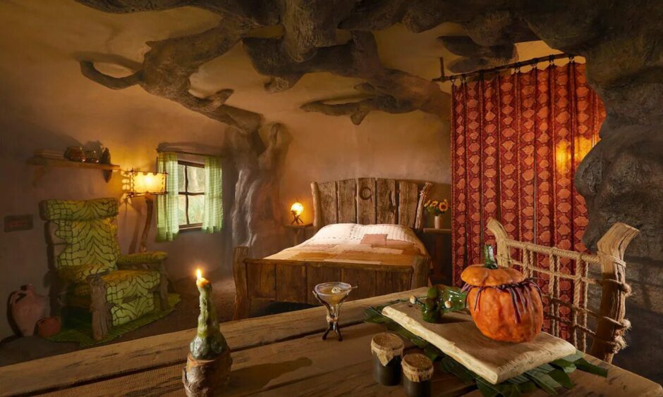 Interior of Shrek's Highlands home