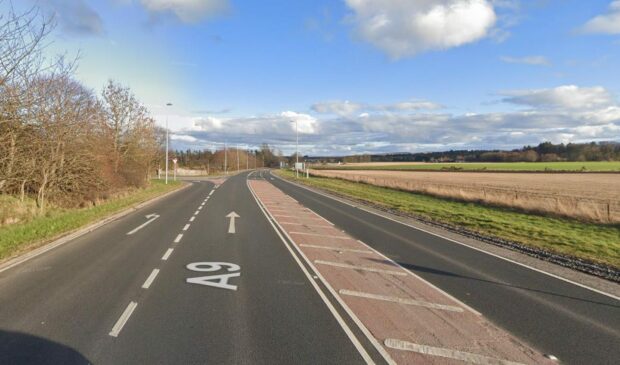 The junction on the A9 near Tain. Image: Google Maps.