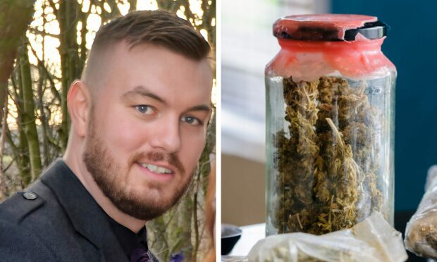 Clark Fraser admitted being concerned in the supply of nearly £60,000 of cannabis. Image: DC Thomson/Shutterstock.