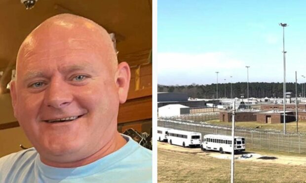 Convicted killer husband Wayne Fraser and the Central Mississippi Correctional Facility in Rankin County, MS. Images: Facebook/Mississippi Department of Corrections