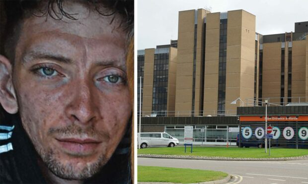 Corrin MacPhee admitted threatening or abusive behaviour at Raigmore Hospital. Image Facebook / DC Thomson