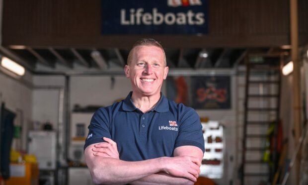 Andy Martin at Stonehaven RNLI