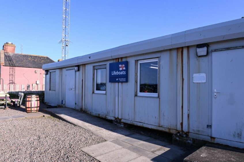 The current station's changing rooms.