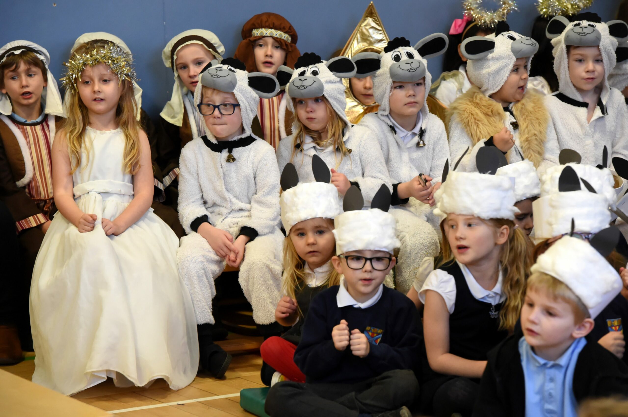 Another scene from the school's nativity in 2018.