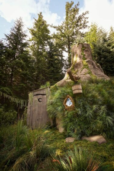 Exterior of Shrek's swamp in the Highlands 