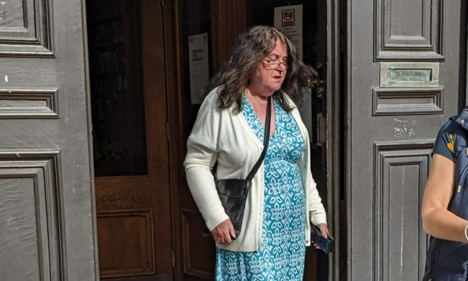 Jacqueline Gartly, who sent her car flying in the air on the A92 after 'zoning out', exiting Aberdeen Sheriff Court