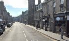 Google Maps view looking down George Street in Aberdeen.