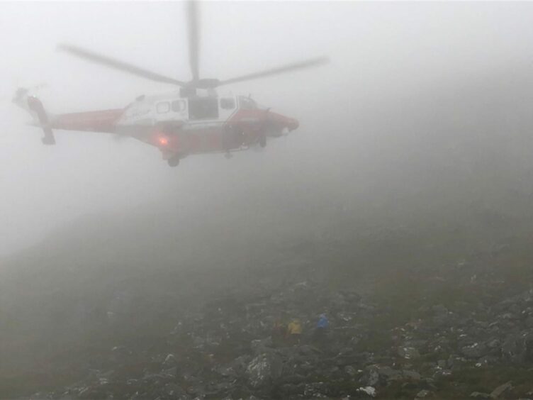 Glencoe Mountain Rescue Team in action