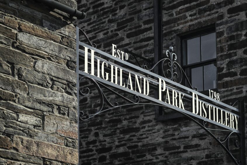 Highland Park Distillery in Orkney.