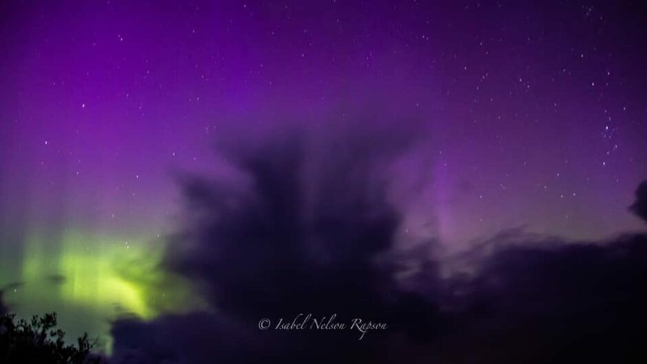 Northern Lights above Edinbane, Isle of Skye