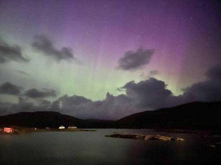 Northern Lights in South Harris
