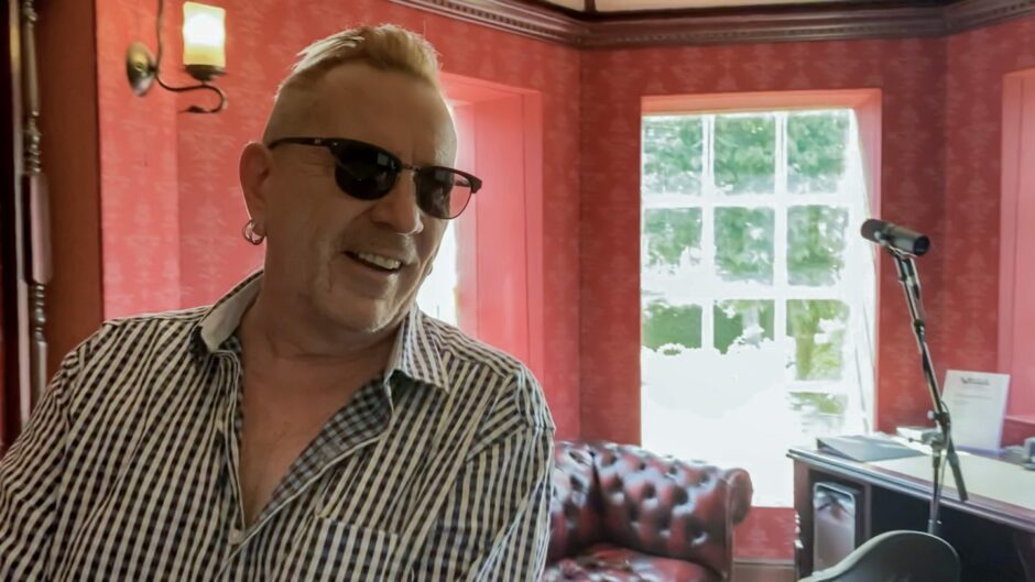 John Lydon, who is now fronting the band Public Image Limited which is soon to perform in Aberdeen.