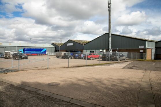 Forfar Mart ceased trading in May and is now owned by AM Phillip Trucktech. Image: David Cheape