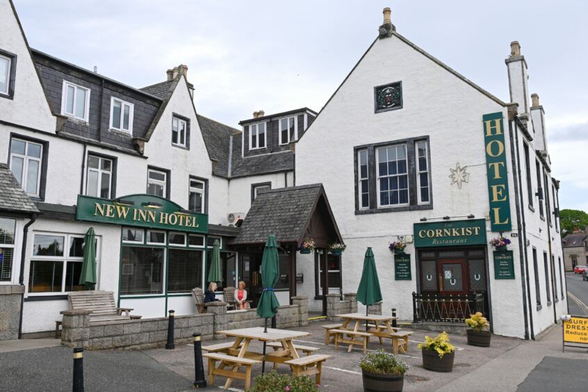The New Inn Hotel at Ellon, which was built in 1704.