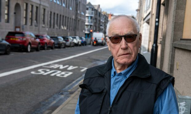 John Sutton says he was "trapped" in Aberdeen's new bus gates. Image: Kenny Elrick/DC Thomson