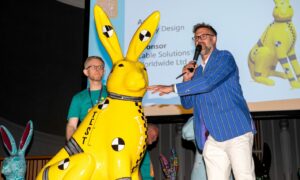 The auctioneer for the evening was Charles Hanson.