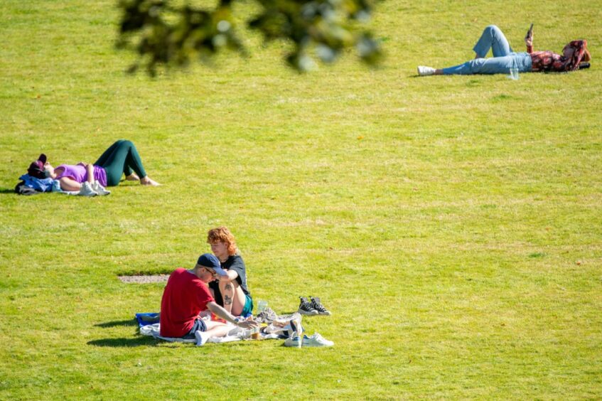 Sunseekers have returned to Union Terrace Gardens this summer. But now the final costs have been revealed. Image: Kami Thomson/DC Thomson