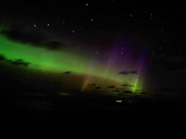Northern Lights above Rosehearty