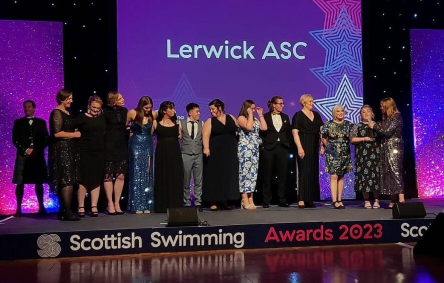 Lerwick Amateur Swimming Club was named club of the year at the Scottish Swimming annual awards