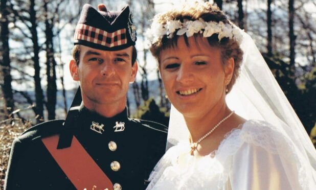 Fred and Joyce Jack who went on to run an Alford guesthouse with a Gordon Highlanders theme.